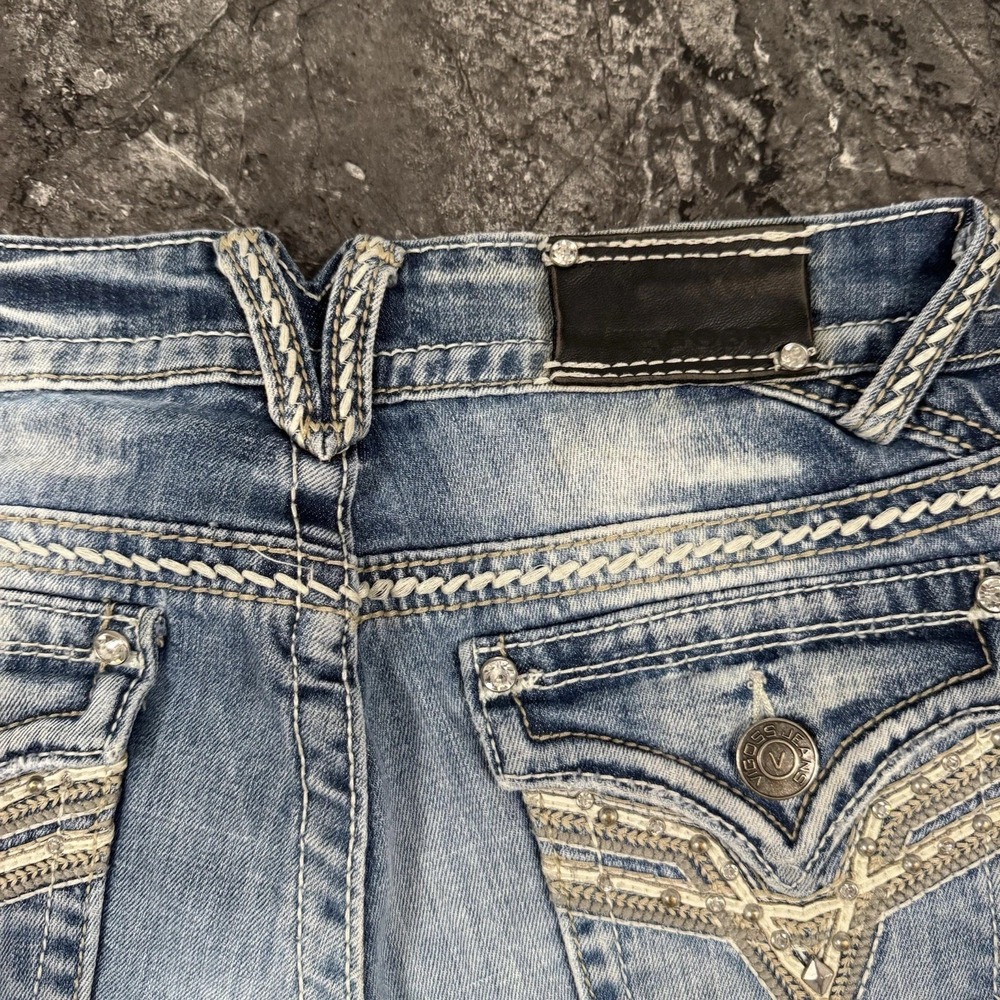 Vigoss The New York Capri Womens Embellished Embroidered Back Flap Pocket Sz 5 - Picture 7 of 16